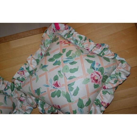 Vintage Pillows Cottage Chic French Country Shabby Romantic with Ruffles - Picture 4 of 6